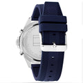 Tommy Hilfiger Larson Chronograph Blue Dial Blue Rubber Strap Watch For Men - 1791920