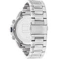 Tommy Hilfiger Lars Chronograph Blue Dial Silver Steel Strap Watch For Men - 1792059