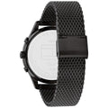 Tommy Hilfiger Weston Chronograph Black Dial Black Mesh Bracelet Watch For Men - 1710505