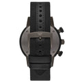 Emporio Armani Luigi Chronograph Quartz Black Dial Two Tone Nylon Strap Watch For Men - AR1948