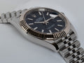 Rolex Datejust 41 Oyster Blue Dial Oystersteel & White Gold Strap Watch for Men - M126334-0002