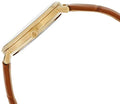 Michael Kors Jaryn Quartz Gold Dial Brown Leather Strap Watch For Women - MK2496