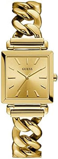 Guess Vanity Gold Dial Gold Steel Strap Watch for Women - W1029L2