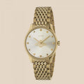 Gucci G Timeless Quartz Silver Dial Gold Steel Strap Watch For Women - YA1264155