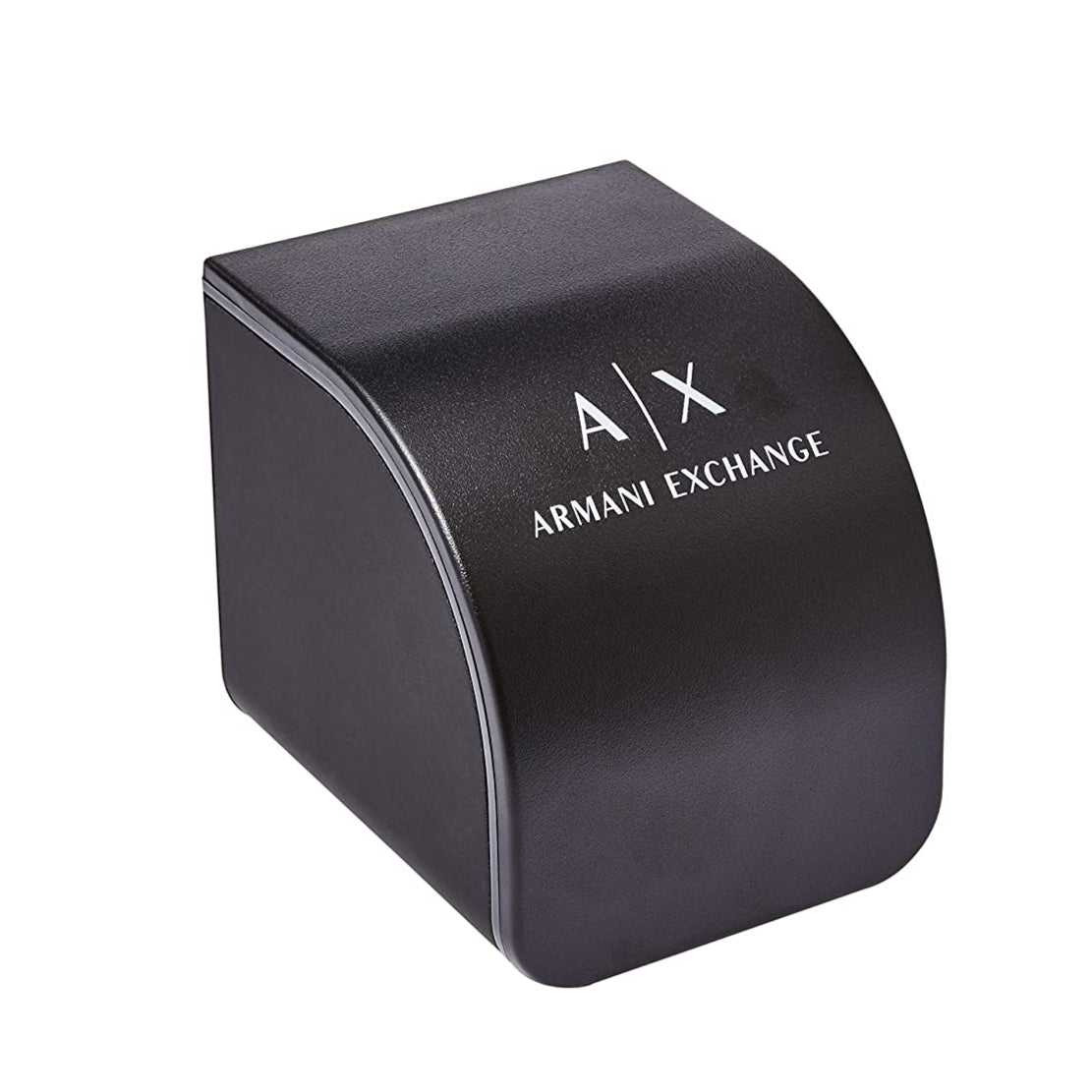 Armani Exchange Hampton Chronograph Black Dial Silver Steel Strap Watch For Men - AX2163