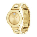 Movado Bold Gold Dial Yellow Gold Steel Strap Watch for Women - 3600104