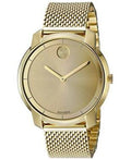 Movado Bold Gold Dial Gold Mesh Bracelet Watch for Women - 3600242