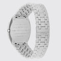 Gucci 25H Quartz Diamonds Silver Dial Silver Steel Strap Watch for Women - YA163401