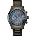 Guess Atlas Quartz Grey Dial Grey Steel Strap Watch For Men - W0668G2