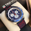 Tag Heuer Formula 1 Redbull Edition Chronograph Blue Dial Blue NATO Strap Watch for Men - CAZ1018.FC8213