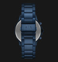 Armani Exchange Hampton Chronograph Blue Dial Blue Steel Strap Watch For Men - AX2430