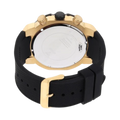 Guess Navigator Chronograph Black Dial Black Rubber Strap Watch for Men - GW0264G3