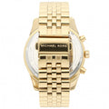 Michael Kors Lexington Gold Dial Gold Steel Strap Watch for Men - MK8281