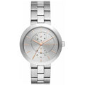 Michael Kors Garner Analog Silver Dial Silver Steel Strap Watch For Women - MK6407