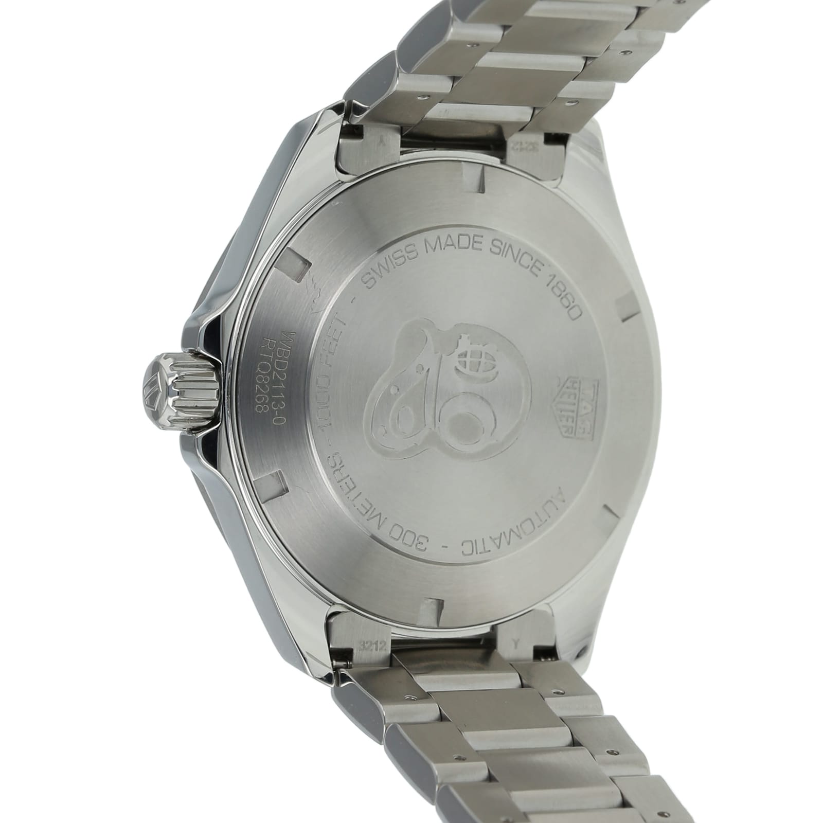 Tag Heuer Aquaracer Calibre 5 Grey Dial Silver Steel Strap Watch for Men - WBD2113.BA0928