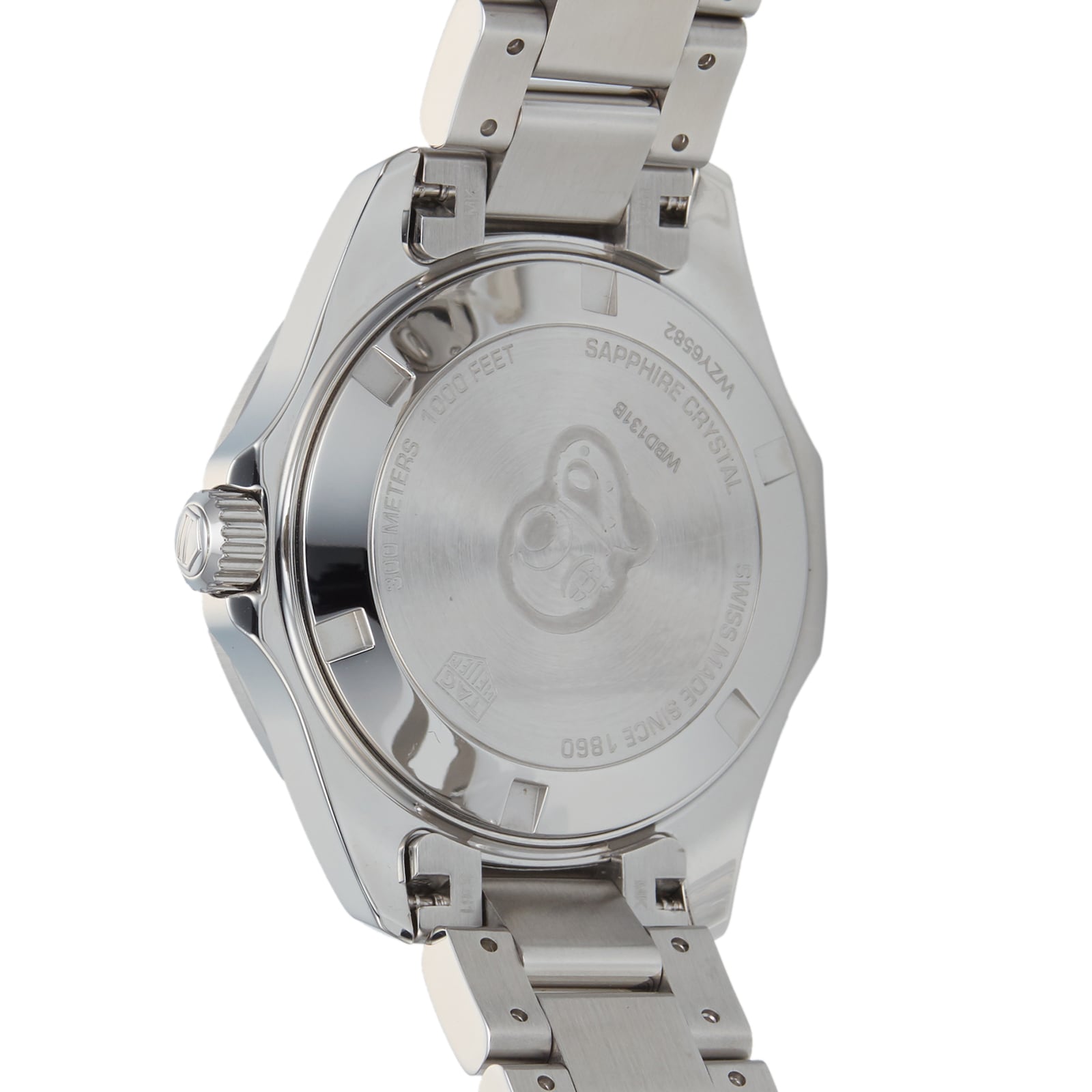 Tag Heuer Aquaracer Diamonds Mother of Pearl Dial Silver Steel Strap Watch for Women - WBD131B.BA0748