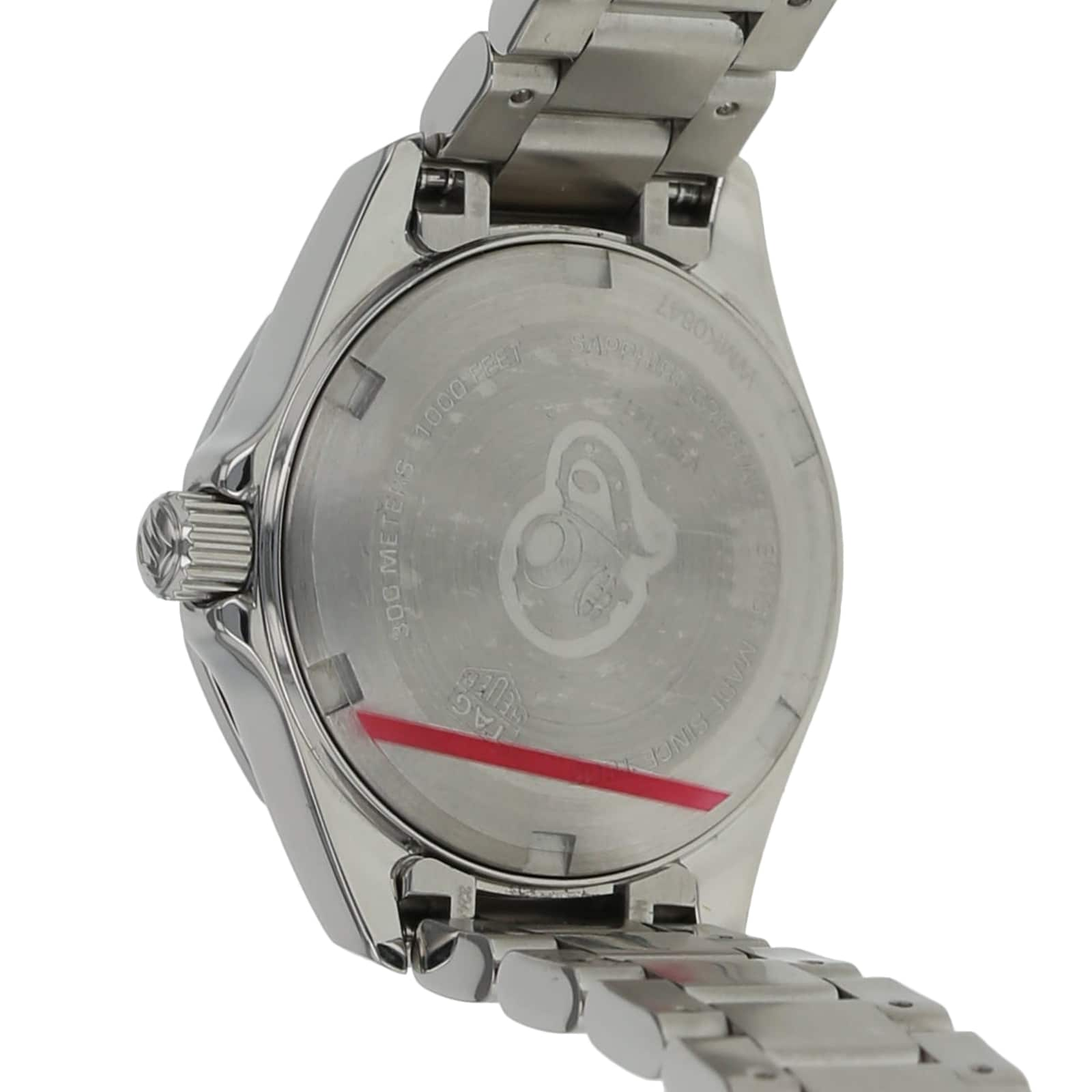 Tag Heuer Aquaracer Quartz Mother of Pearl White Dial Silver Steel Strap Watch for Women - WBD1411.BA0741