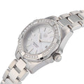 Tag Heuer Aquaracer Diamonds Mother of Pearl White Dial Silver Steel Strap Watch for Women - WBD1413.BA0741