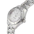 Tag Heuer Aquaracer Quartz Mother of Pearl White Dial Silver Steel Strap Watch for Women - WBD1411.BA0741