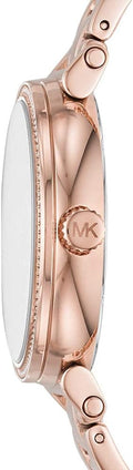 Michael Kors Sofie Analog Quartz Blue Dial Rose Gold Steel Strap Watch For Women - MK3971