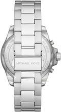 Michael Kors Wren Chronograph Black Dial Silver Steel Strap Watch For Men - MK8880