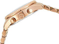 Michael Kors Lexington Purple Dial Rose Gold Steel Strap Watch For Women - MK6207