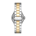 Michael Kors Lennox Three-Hand Gold Dial Two Tone Steel Strap Watch For Women  - MK6988