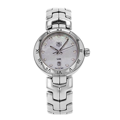 Tag Heuer Link Diamonds Mother of Pearl Dial Silver Steel Strap Watch for Women -  WAT1417.BA0954