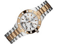 Guess Glisten Chronograph Analog Silver Dial Two Tone Steel Strap Watch For Women - W14551L1