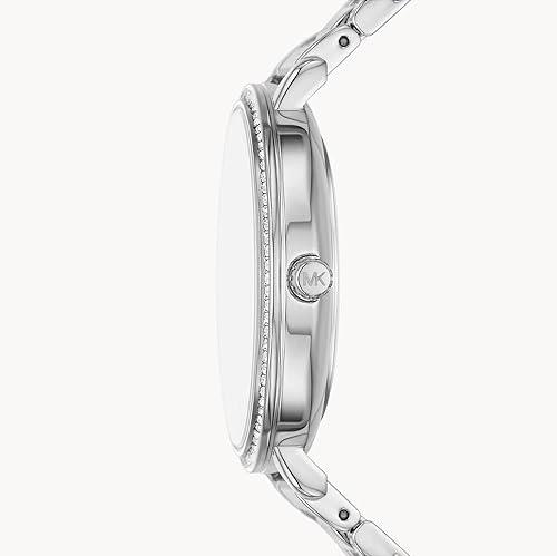 Michael Kors Pyper Blue Dial Silver Steel Strap Watch For Women - MK4671