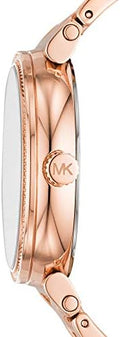 Michael Kors Sofie Quartz Rose Gold Dial Rose Gold Steel Strap Watch For Women - MK4335