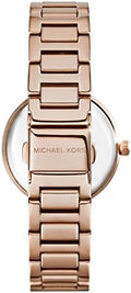 Michael Kors Skylar Quartz Rose Gold Dial Rose Gold Steel Strap Watch For Women - MK5971