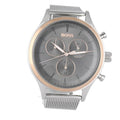 Hugo Boss Companion Chronograph Grey Dial Silver Mesh Bracelet Watch For Men - 1513549