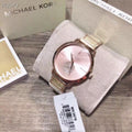 Michael Kors Portia Quartz Rose Gold Dial Rose Gold Steel Strap Watch For Women - MK3678