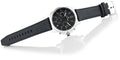 Tommy Hilfiger Decker Black Dial Black Leather Strap Watch for Men - 1791563