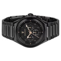 Maserati Triconic Quartz Black Dial Black Steel Strap Watch For Men - R8873639003