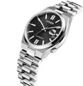 Citizen Tsuyosa Automatic Black Dial Silver Steel Strap Watch For Men - NJ0150-81E