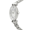 Emporio Armani Gianni T-Bar Mother of Pearl Dial Silver Steel Strap Watch For Women - AR1908