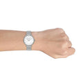 Michael Kors Pyper Quartz Mother of Pearl White Dial Silver Mesh Strap Watch For Women - MK4618