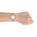 Michael Kors Pyper Three Hand White Dial Two Tone Steel Strap Watch For Women - MK4595