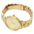 Michael Kors Jaryn Analog Quartz Gold Dial Gold Steel Strap Watch For Women - MK3500