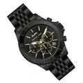 Michael Kors Bayville Chronograph Black Dial Black Steel Strap Watch For Men - MK8750