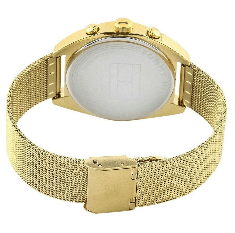 Tommy Hilfiger Mia Gold Dial Gold Mesh Bracelet Watch for Women - 1781488