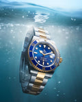 Rolex Submariner Date Oyster 41mm Blue Dial Two Tone Oyster Steel Yellow Gold Strap Watch for Men - M126613LB-0002