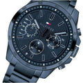 Tommy Hilfiger Decker Chronograph Blue Dial Blue Steel Strap Watch for Men - 1791560