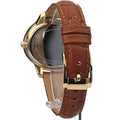 Michael Kors Whitley Quartz Gold Dial Brown Leather Strap Watch For Women - MK2428