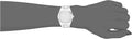 Michael Kors Channing Three Hand Silver Dial Silver Steel Strap Watch For Women - MK6626