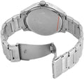 Armani Exchange Hampton Chronograph Black Dial Silver Steel Strap Watch For Men - AX2103