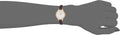 Emporio Armani Aurora Mother of Pearl White Dial Brown Leather Strap Watch For Women - AR11057