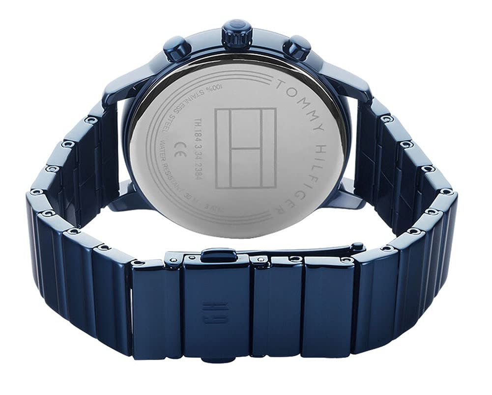 Tommy Hilfiger Blake Blue Dial Blue Steel Strap Watch for Women - 1781893